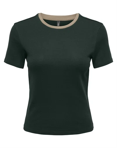 Only - ONLBina Short T-shirt - Scarab